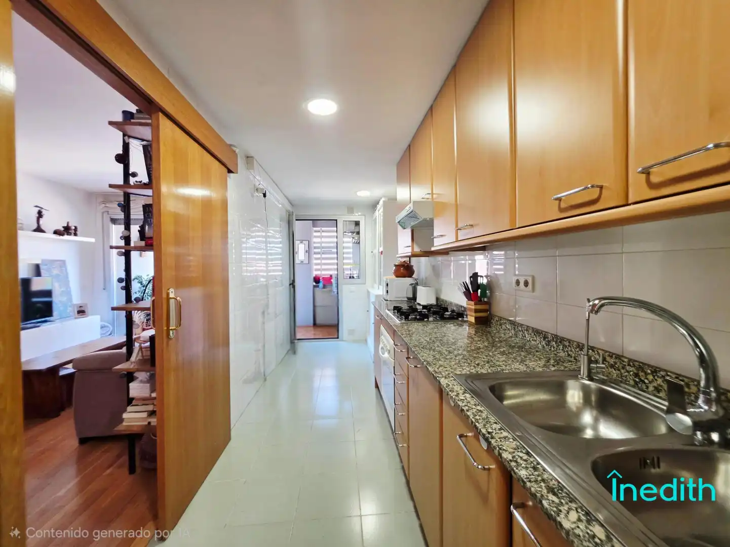 Kitchen of Flat for sale in Castelldefels  with Air Conditioner, Heating and Terrace