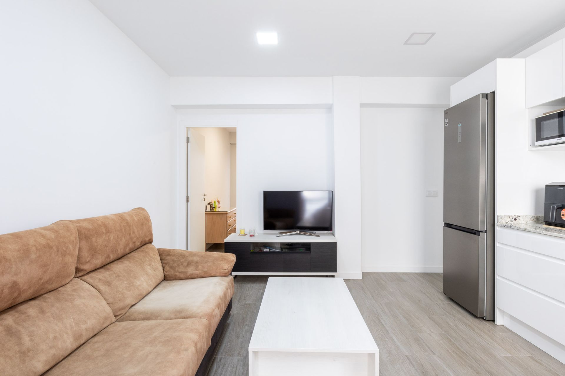 Living room of Flat for sale in  Valencia Capital  with Air Conditioner and Terrace