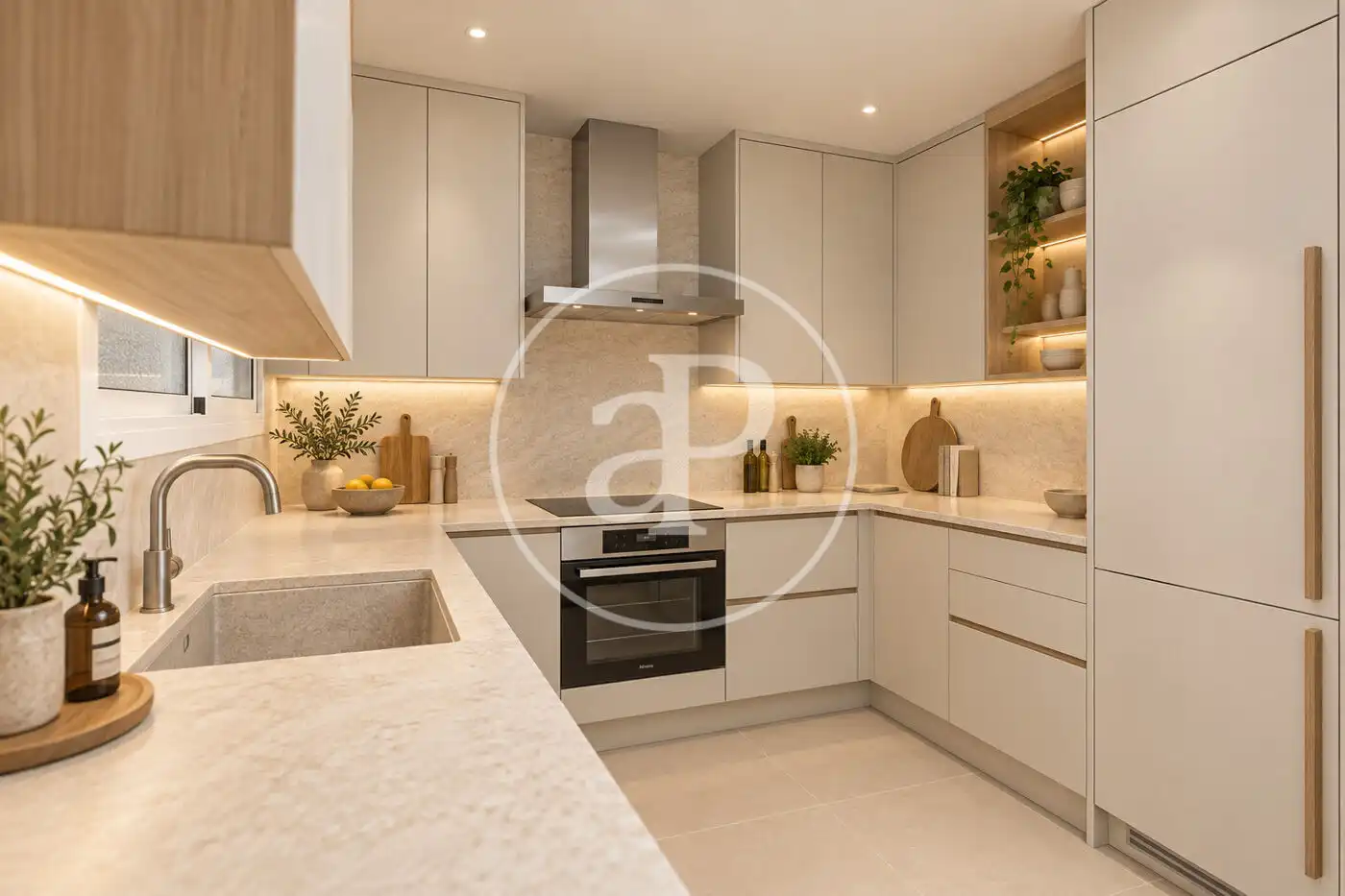 Cocina de Piso en venta en Sarrià - Sant Gervasi