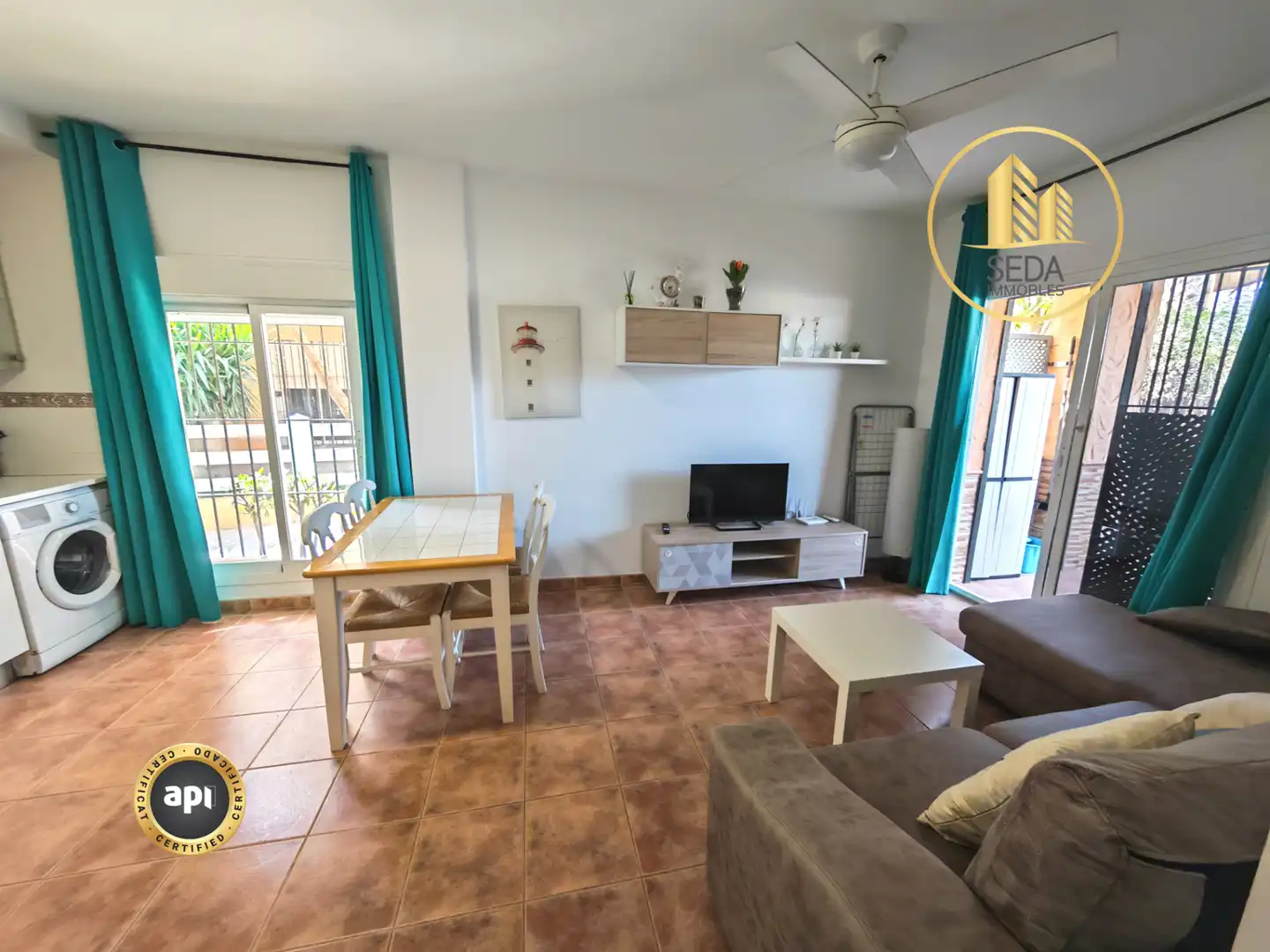 Living room of Ground floor for sale in Vera  with Air Conditioner