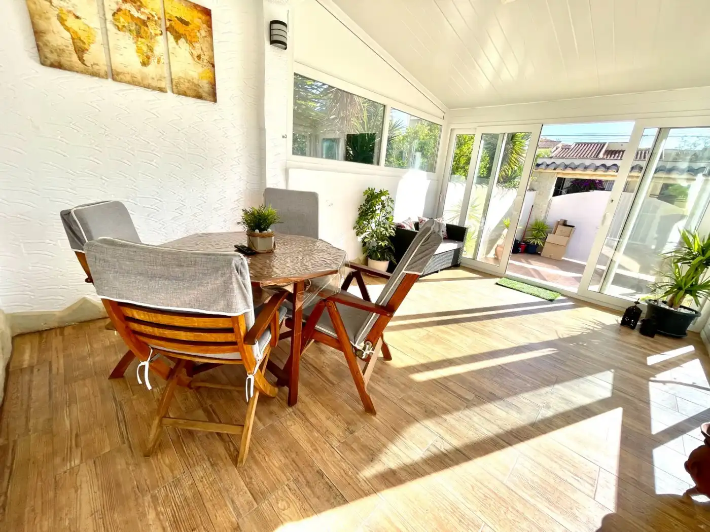 Terrace of Houses for rent in San Fulgencio  with Air Conditioner, Heating and Private garden