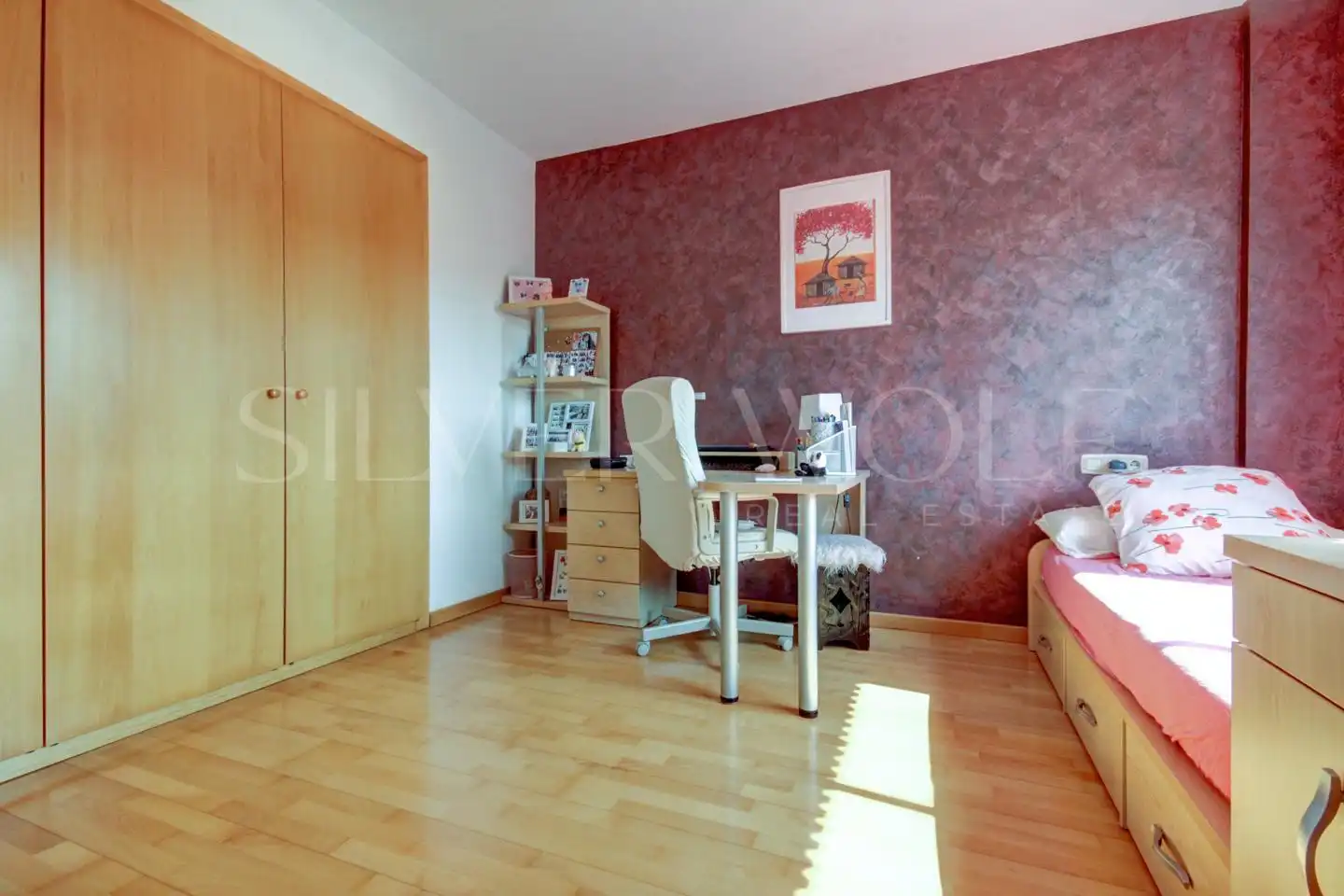 Dormitori de Casa adosada en venda en Sant Quirze del Vallès amb Calefacció, Jardí privat i Parquet
