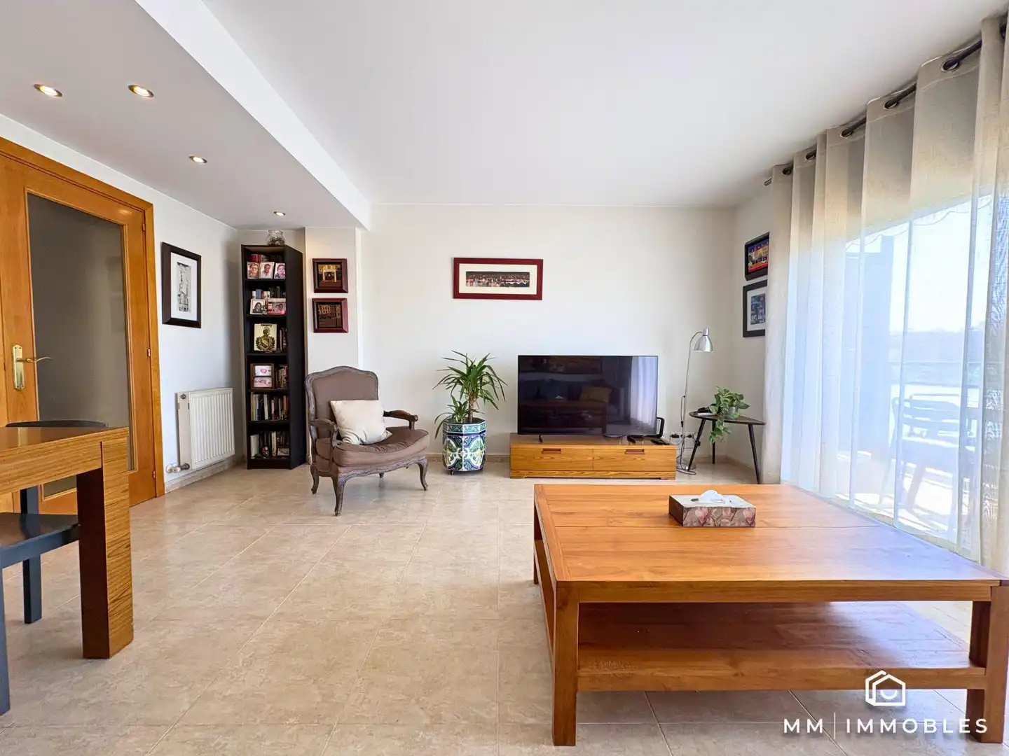 Wohnzimmer von Dachboden zum Verkauf in La Garriga mit Klimaanlage, Heizung und Abstellraum