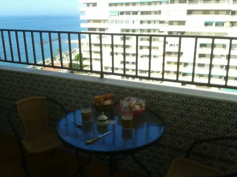 Terrasse von Wohnungen zum Verkauf in Roquetas de Mar mit Klimaanlage, Parkett und Terrasse