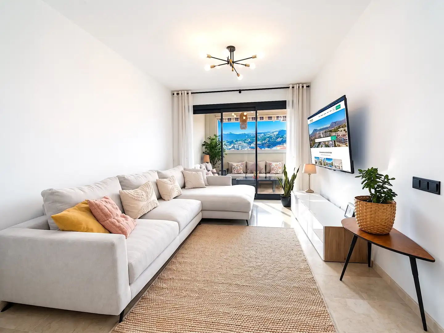 Sala de estar de Apartamento en venta en Torrequebrada