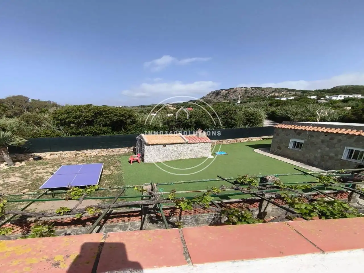 Terraza de Finca rústica en venta en Tarifa con Jardín privado, Terraza y Piscina