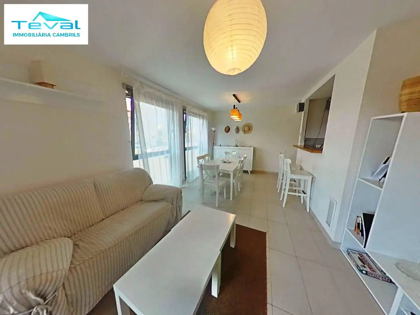 Living room of Flat for sale in Cambrils  with Air Conditioner, Furnished and Community pool