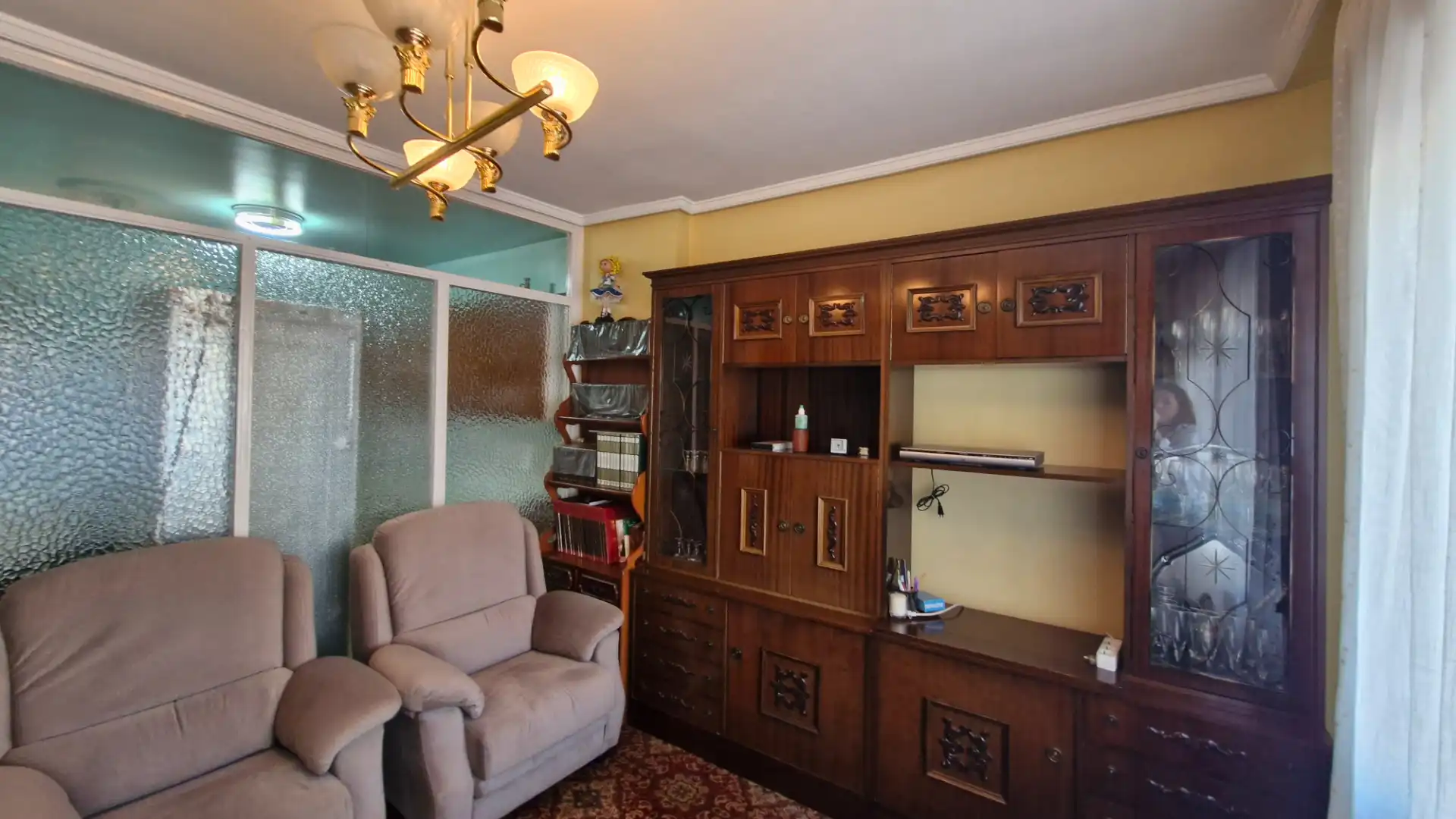 Living room of Flat for rent in Santurtzi   with Heating, Terrace and Furnished