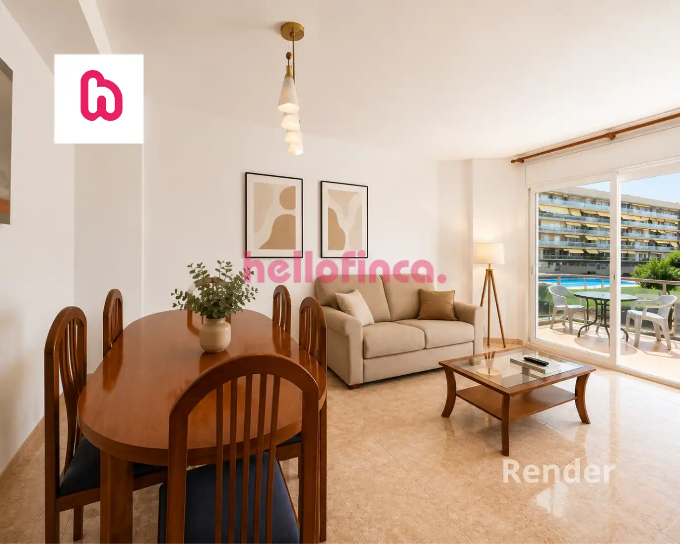 Piso con terraza en venta en Santa Susanna