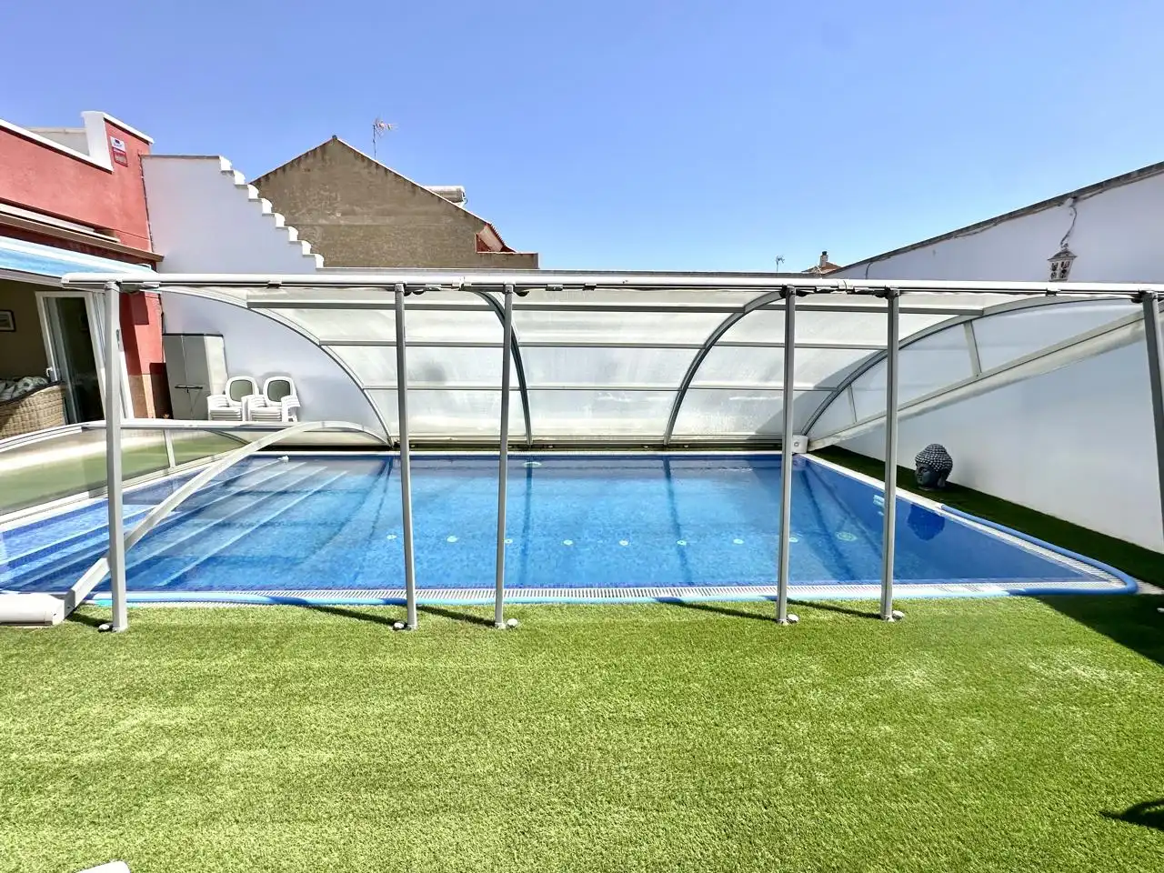 Piscina de Casa o chalet en venta en Fuente de Piedra con Aire acondicionado, Jardín privado y Terraza