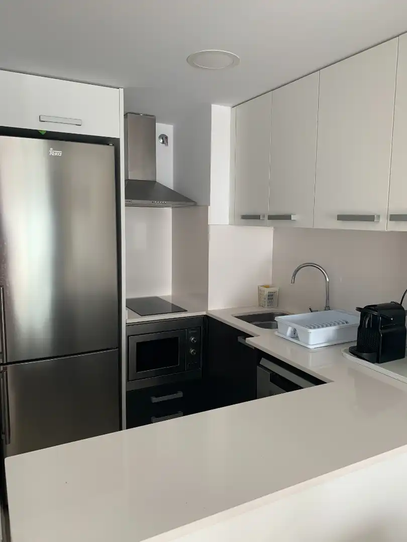 Cocina de Apartamento de alquiler en L'Estartit con Aire acondicionado, Calefacción y Terraza