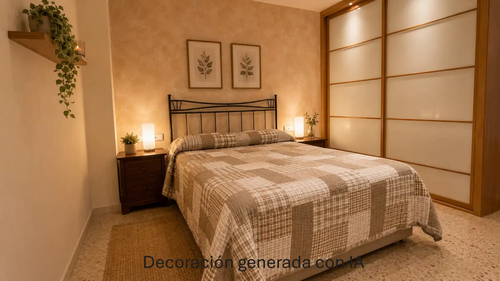 Schlafzimmer von Wohnung zum Verkauf in Cornellà de Llobregat mit Klimaanlage, Heizung und Möbliert