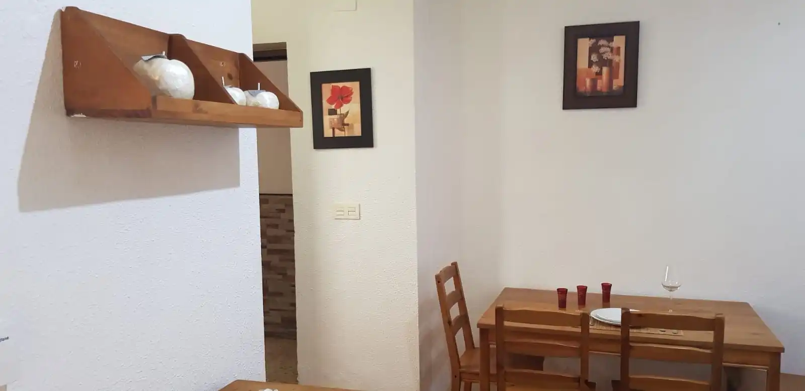 Comedor de Apartamento de alquiler en Málaga con Amueblado y Lavadora