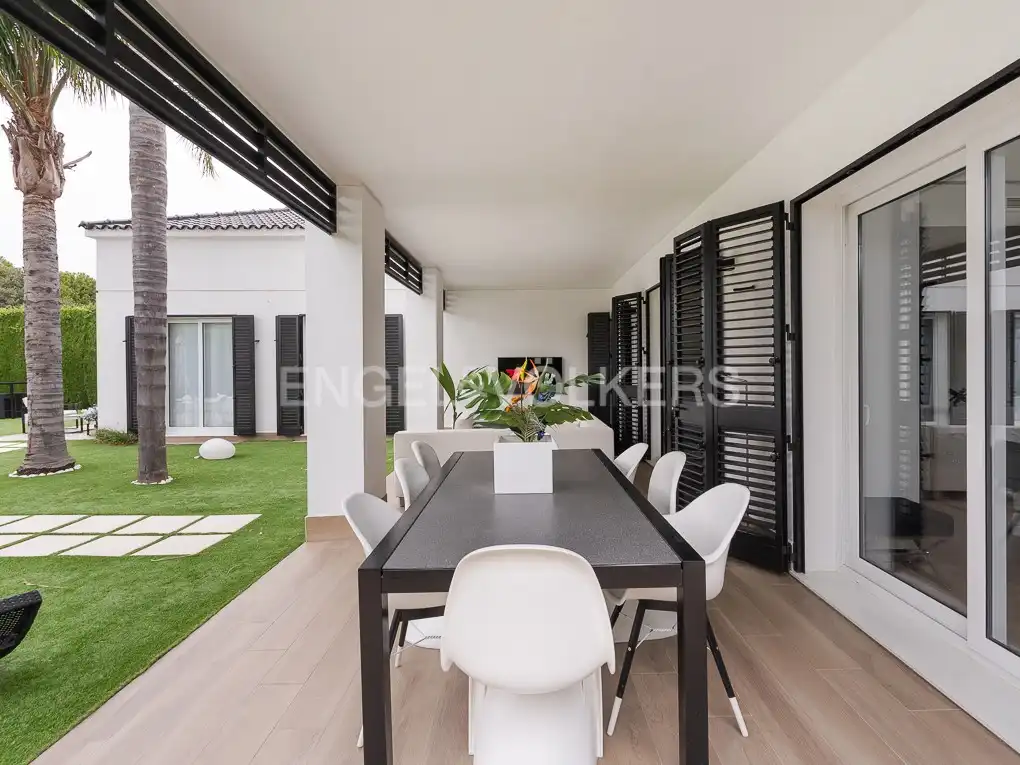 Terrace of Houses for rent in Bétera  with Air Conditioner, Heating and Private garden