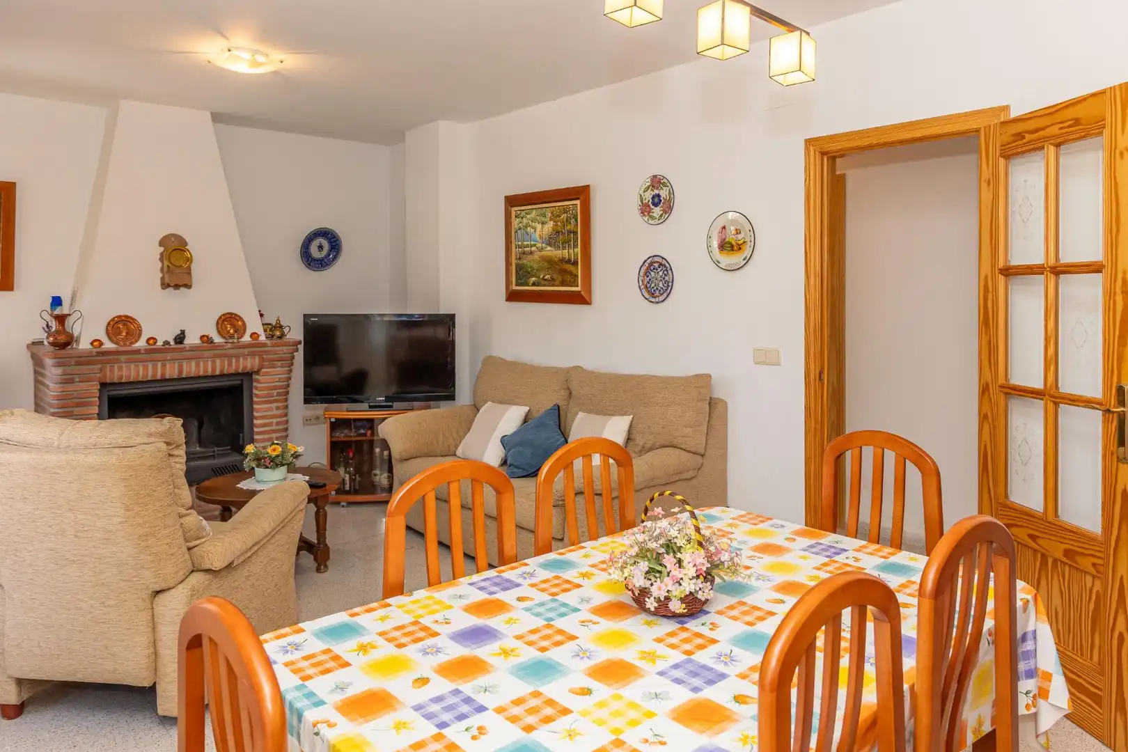 Living room of Houses for sale in Purullena  with Terrace