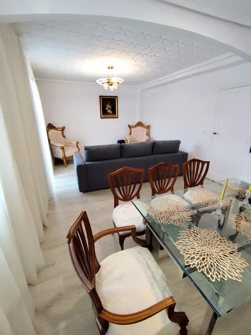 Sala de estar de Piso en venta en Valencia con Aire acondicionado, Amueblado y Horno