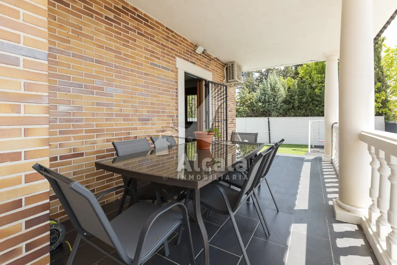 Terrassa de Casa o xalet en venda en Santa Olalla amb Aire condicionat, Calefacció i Piscina