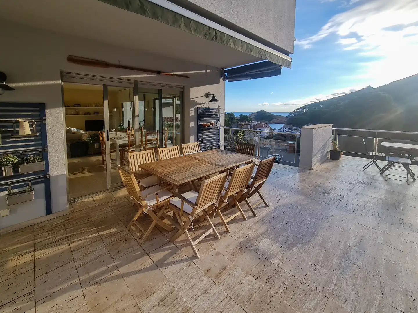 Terraza de Casa adosada en venta en Begur con Aire acondicionado, Calefacción y Jardín privado