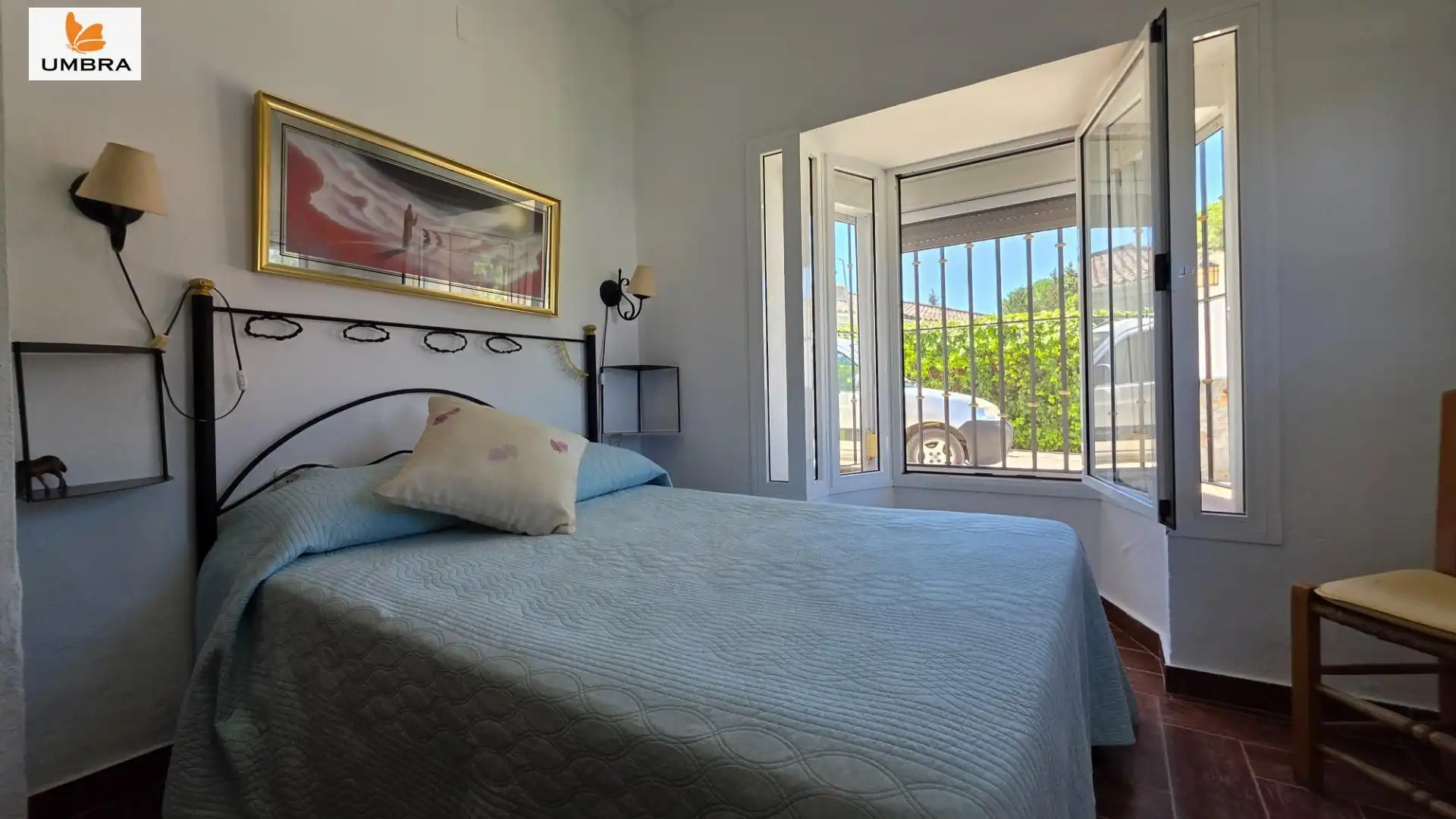 Dormitori de Finca rústica en venda en Jerez de la Frontera amb Aire condicionat, Jardí privat i Terrassa