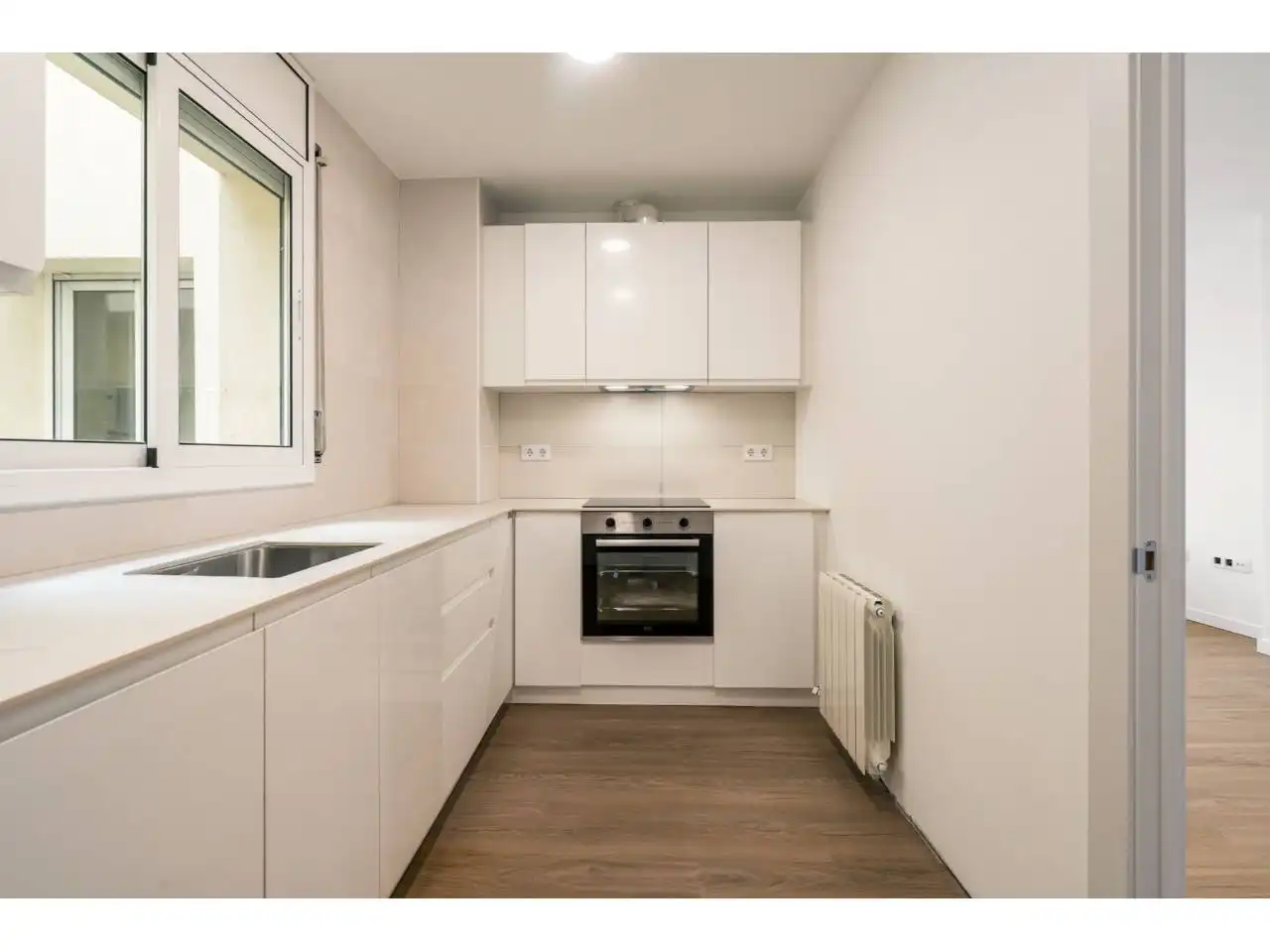 Cocina de Piso en venta en Terrassa con Calefacción, Parquet y Balcón