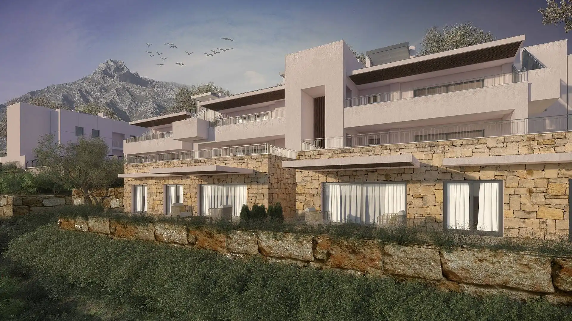 Vista exterior de Apartament en venda en Istán amb Aire condicionat, Calefacció i Jardí privat