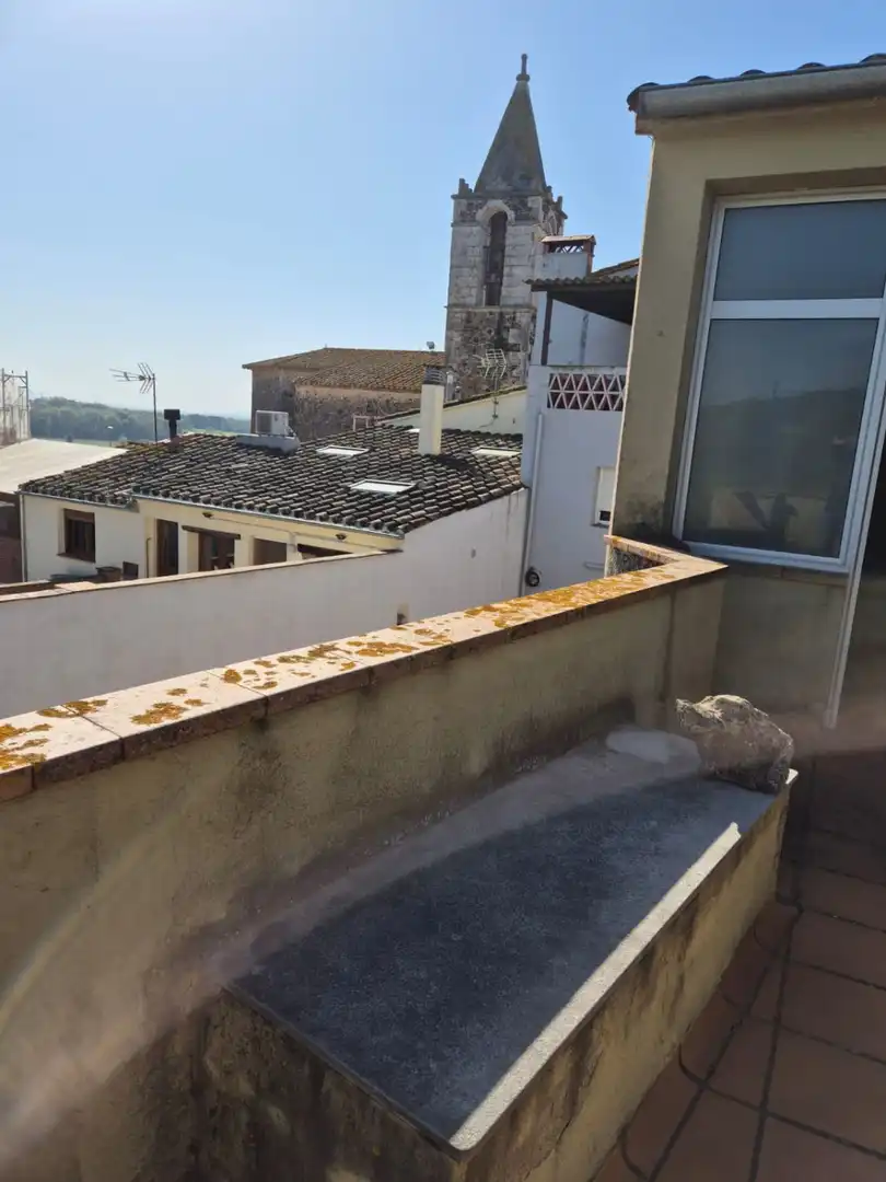 Balcony of Detached homes for sale in Vilobí d'Onyar  with Air Conditioner, Heating and Terrace