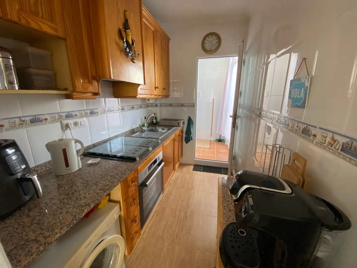 Cuina de Apartament en venda en Castalla amb Aire condicionat, Jardí privat i Terrassa