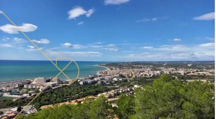 Vista exterior de Casa o xalet en venda en Sitges amb Aire condicionat, Calefacció i Jardí privat