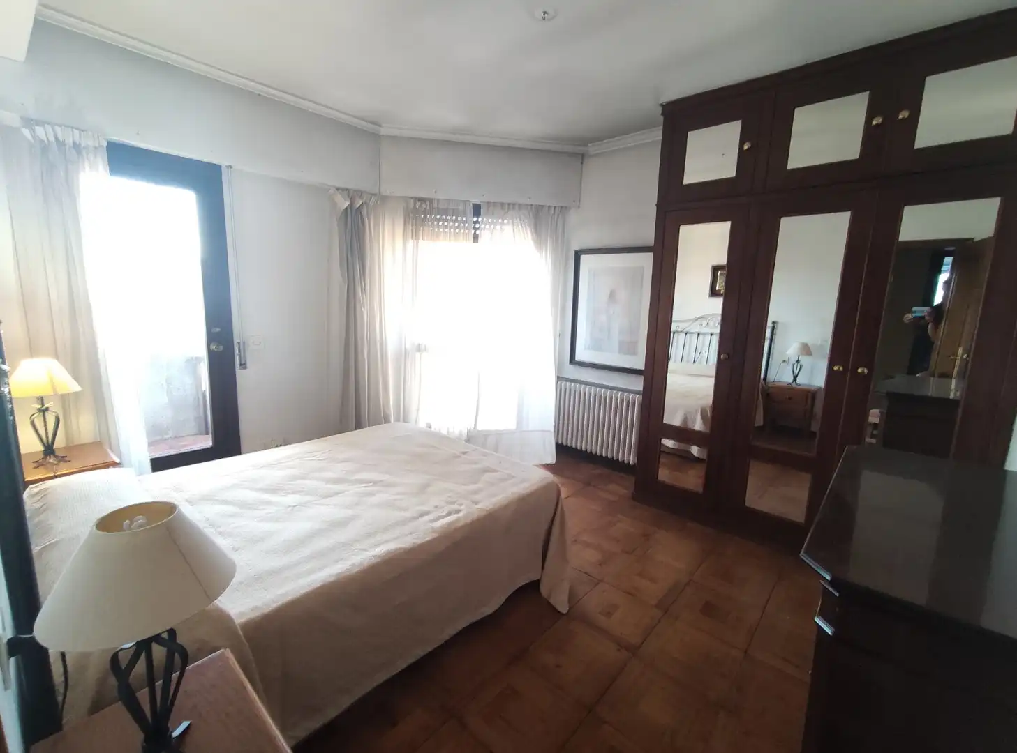 Bedroom of Flat for rent in Ourense Capital   with Heating, Furnished and Oven