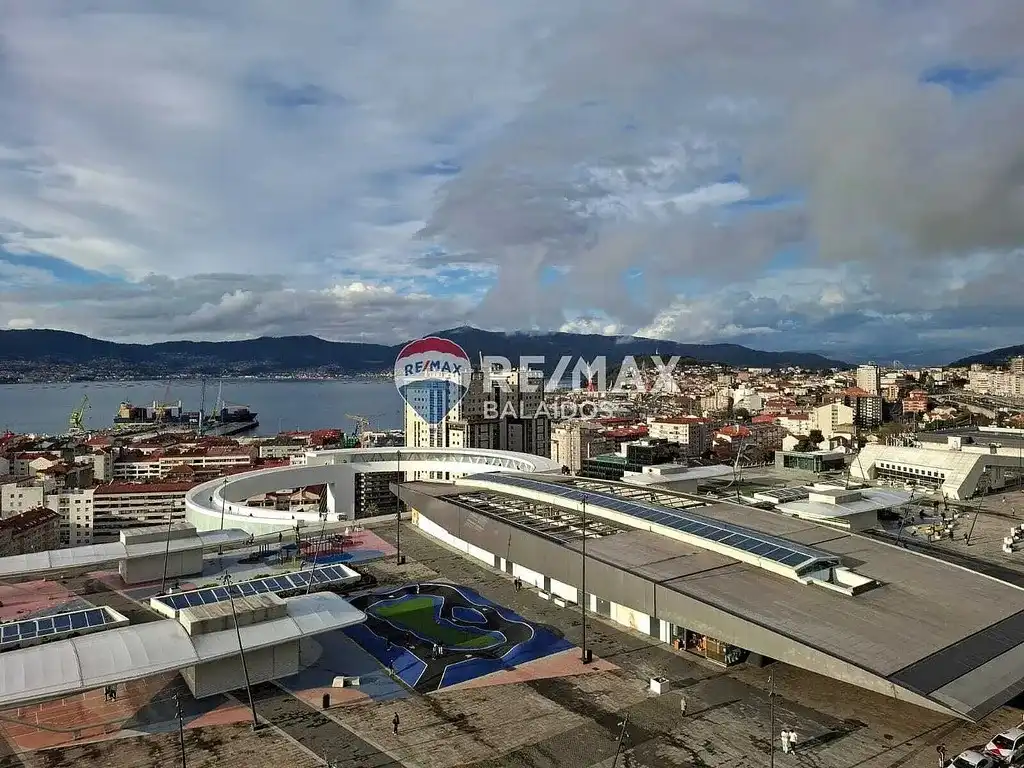 Parking of Flat for sale in Vigo   with Heating, Parquet flooring and Terrace