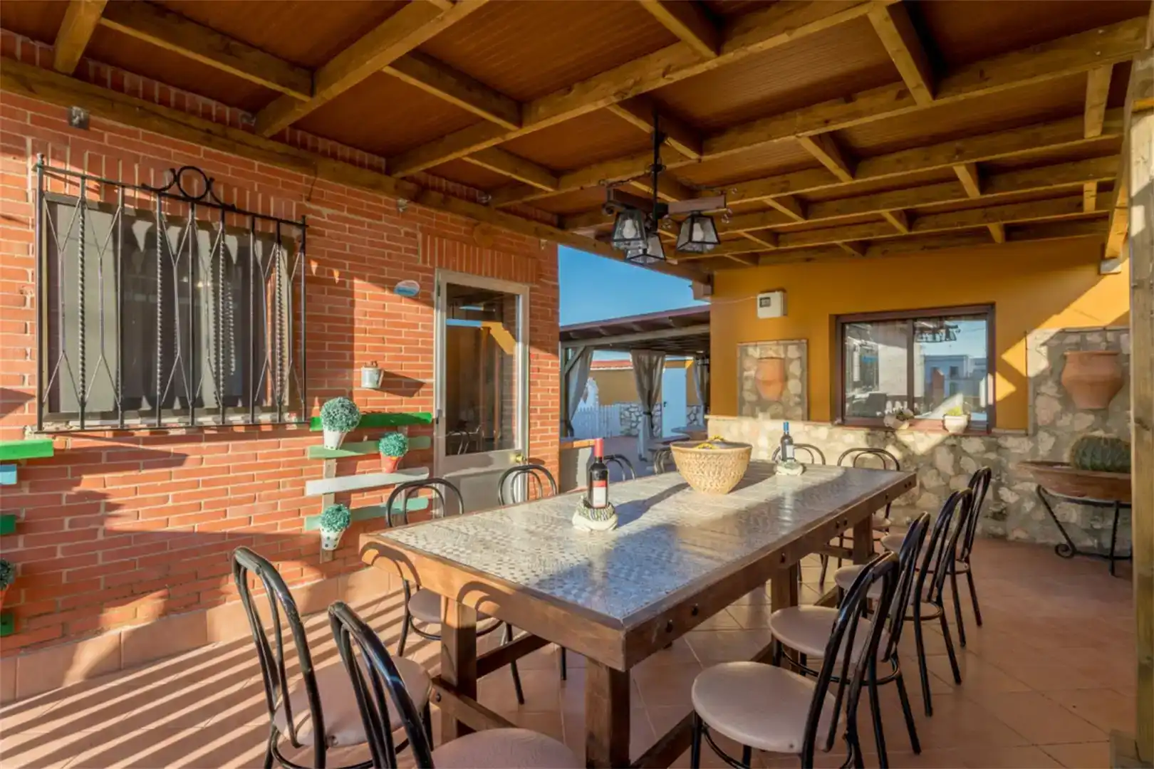 Terraza de Casa o chalet en venta en Fuentes de Andalucía con Aire acondicionado y Piscina