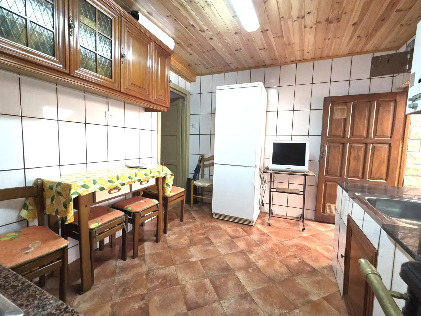 Cocina de Ático en venta en Aller con Terraza, Amueblado y Balcón
