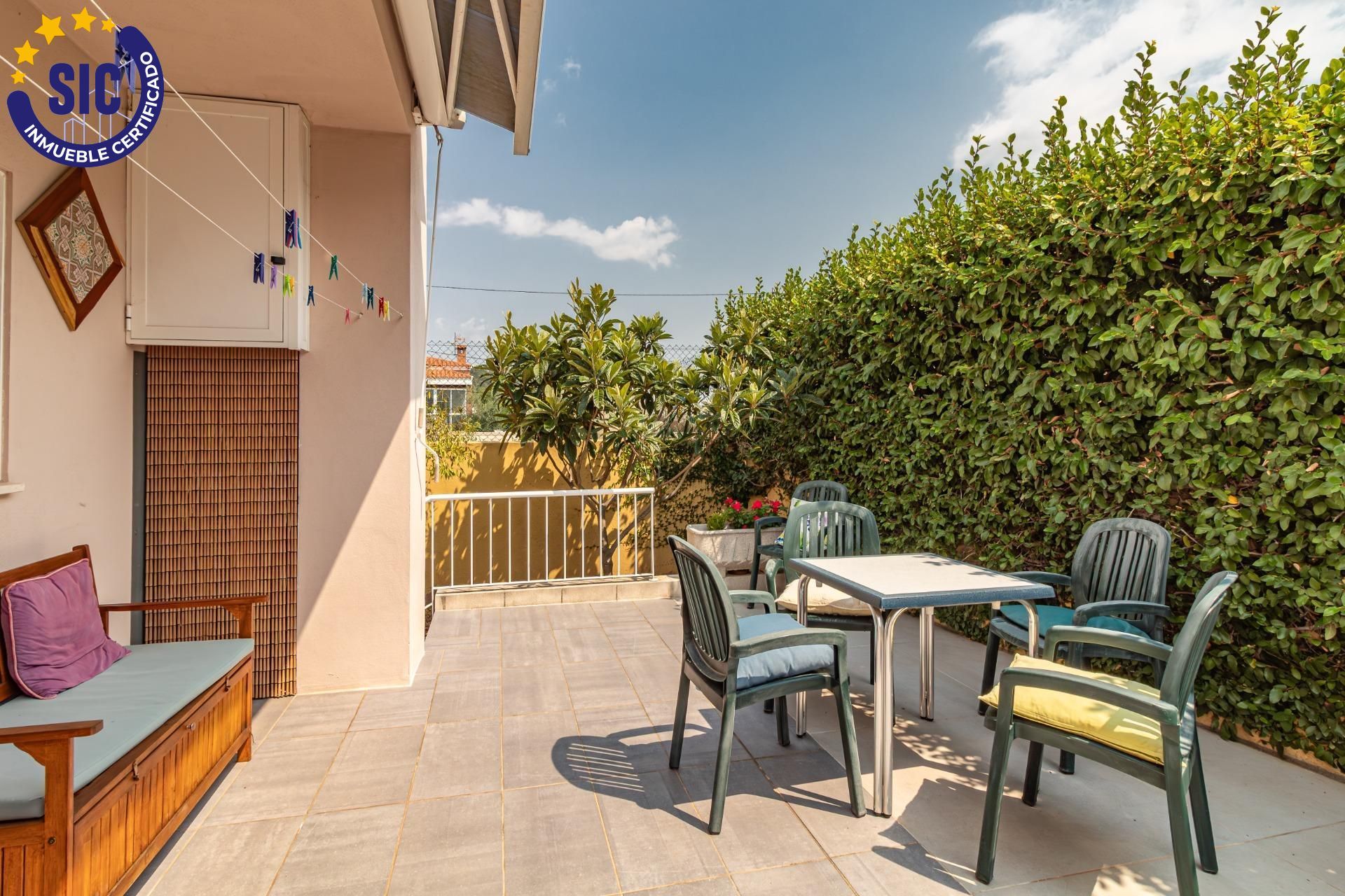 Terrassa de Casa o xalet en venda en La Pobla de Tornesa amb Aire condicionat, Jardí privat i Terrassa