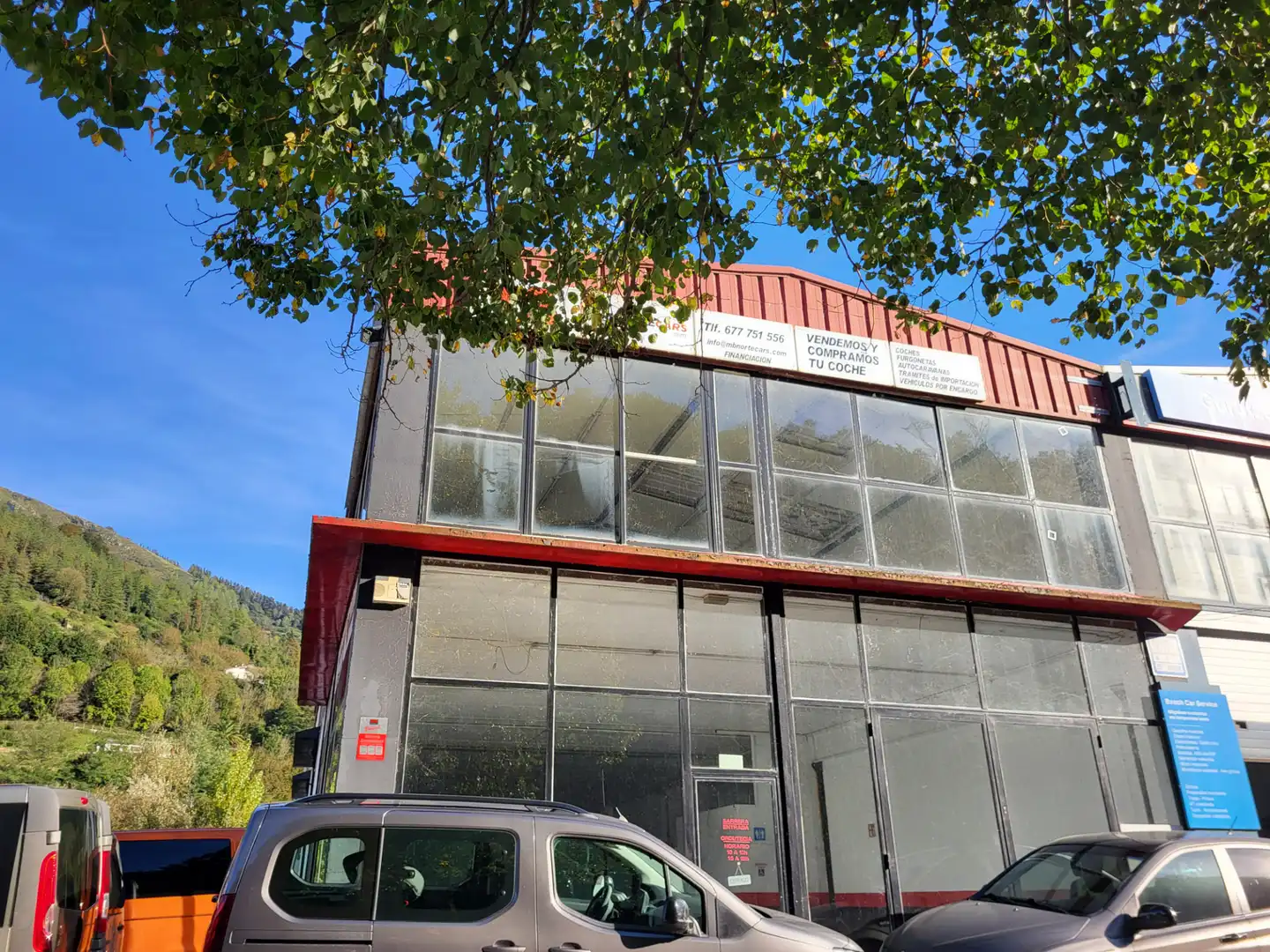 Vista exterior de Nau industrial de lloguer en Anoeta