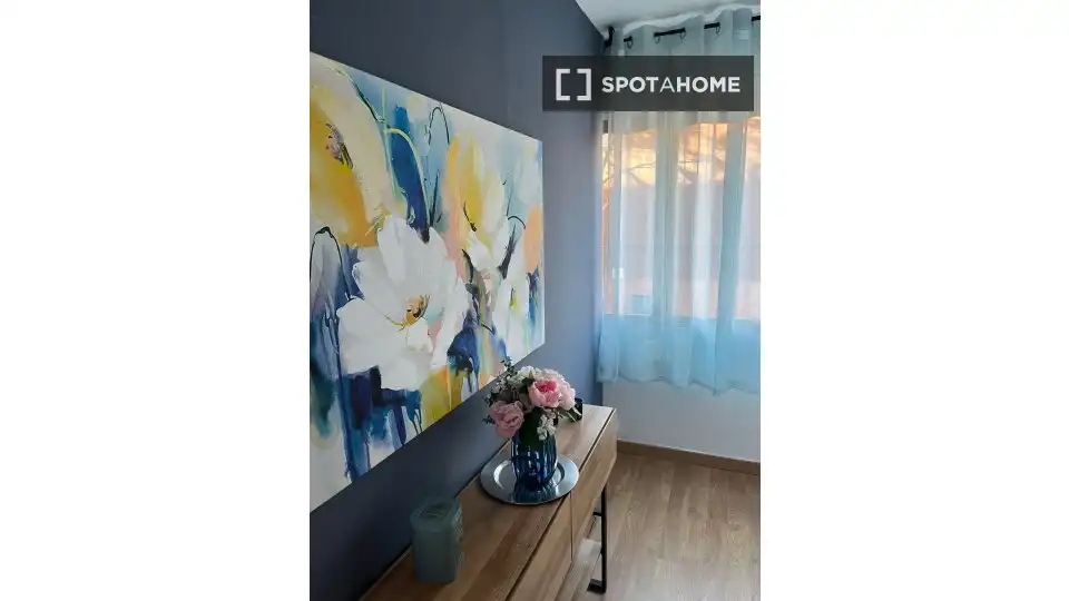 Habitación de Piso de alquiler en Barcelona con Aire acondicionado, Calefacción y Amueblado