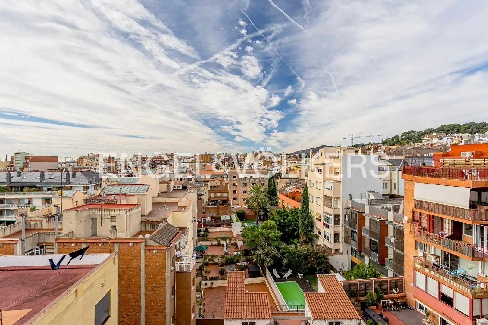 Vista exterior de Àtic en venda en Sarrià - Sant Gervasi