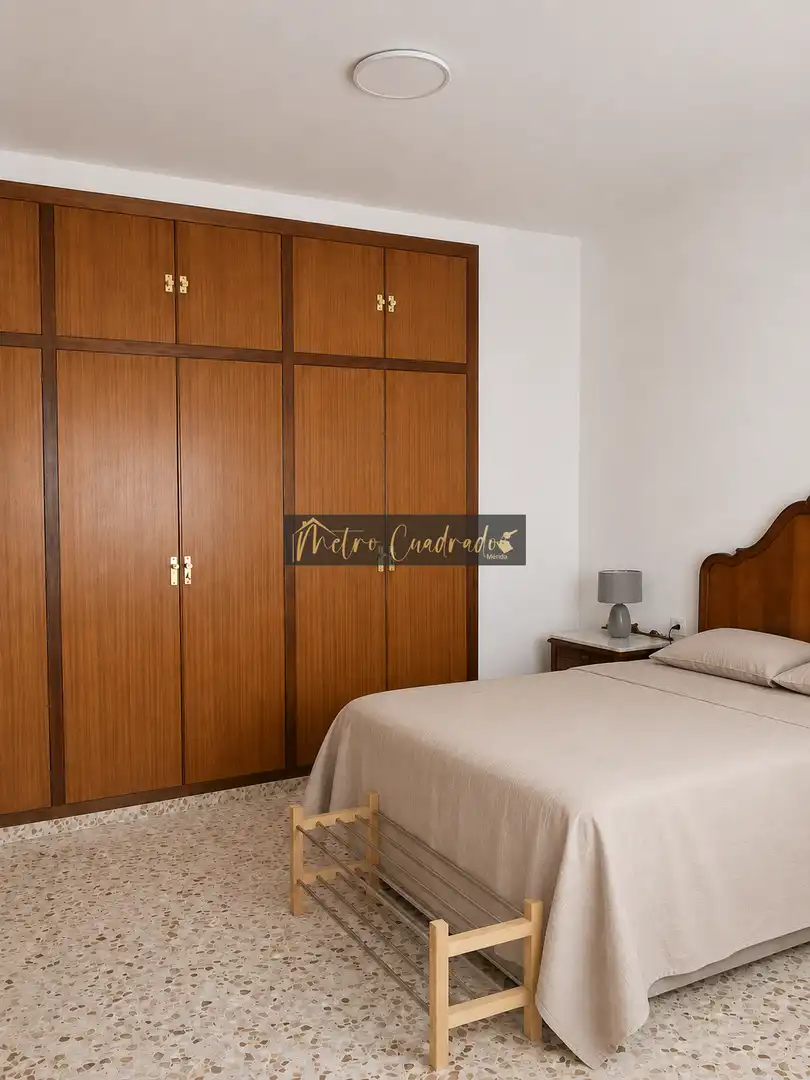 Bedroom of Flat for rent in Mérida  with Air Conditioner, Terrace and Furnished