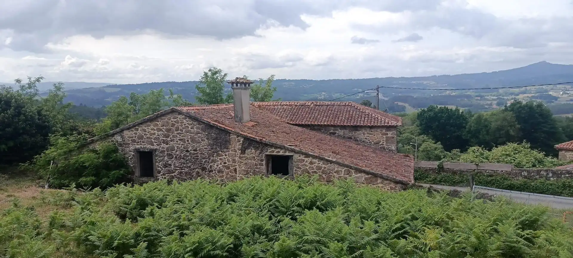 Vista exterior de Finca rústica en venta en A Estrada 