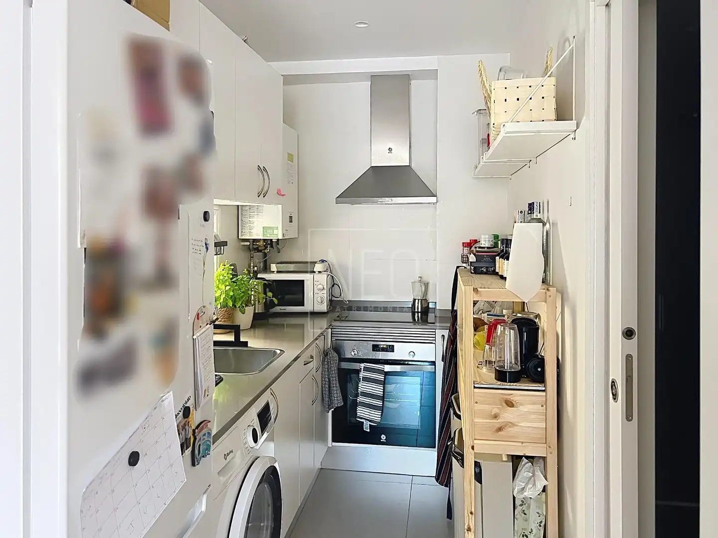 Küche von Wohnung zum Verkauf in Madrid mit Klimaanlage, Heizung und Parkett