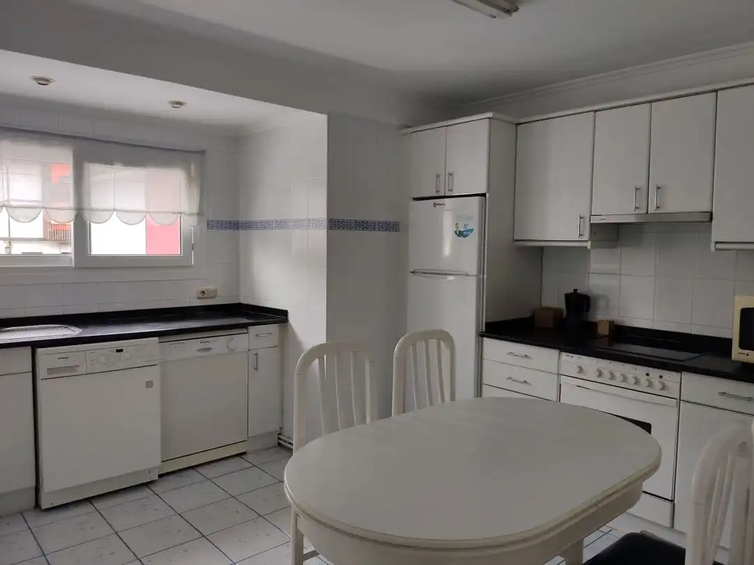 Cuina de Apartament de lloguer en Donostia - San Sebastián  amb Calefacció i Balcó