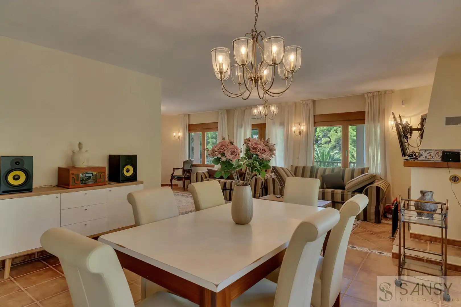 Comedor de Casa o chalet en venta en Dénia con Aire acondicionado y Piscina