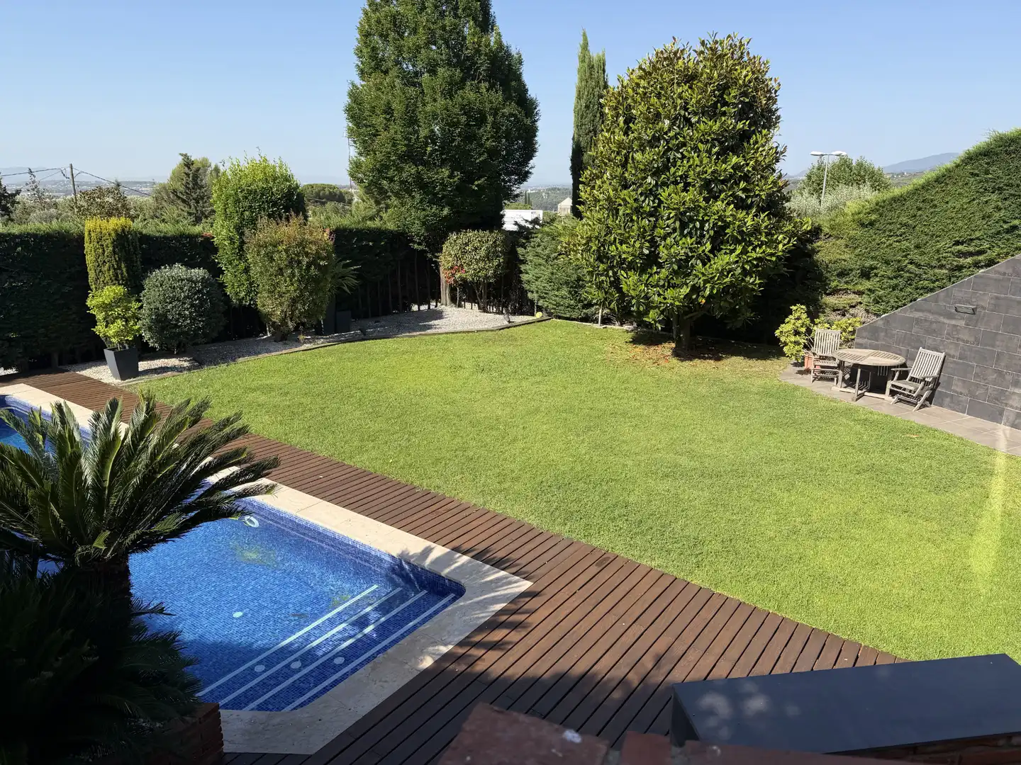Piscina de Casa o xalet en venda en La Garriga amb Calefacció, Jardí privat i Parquet