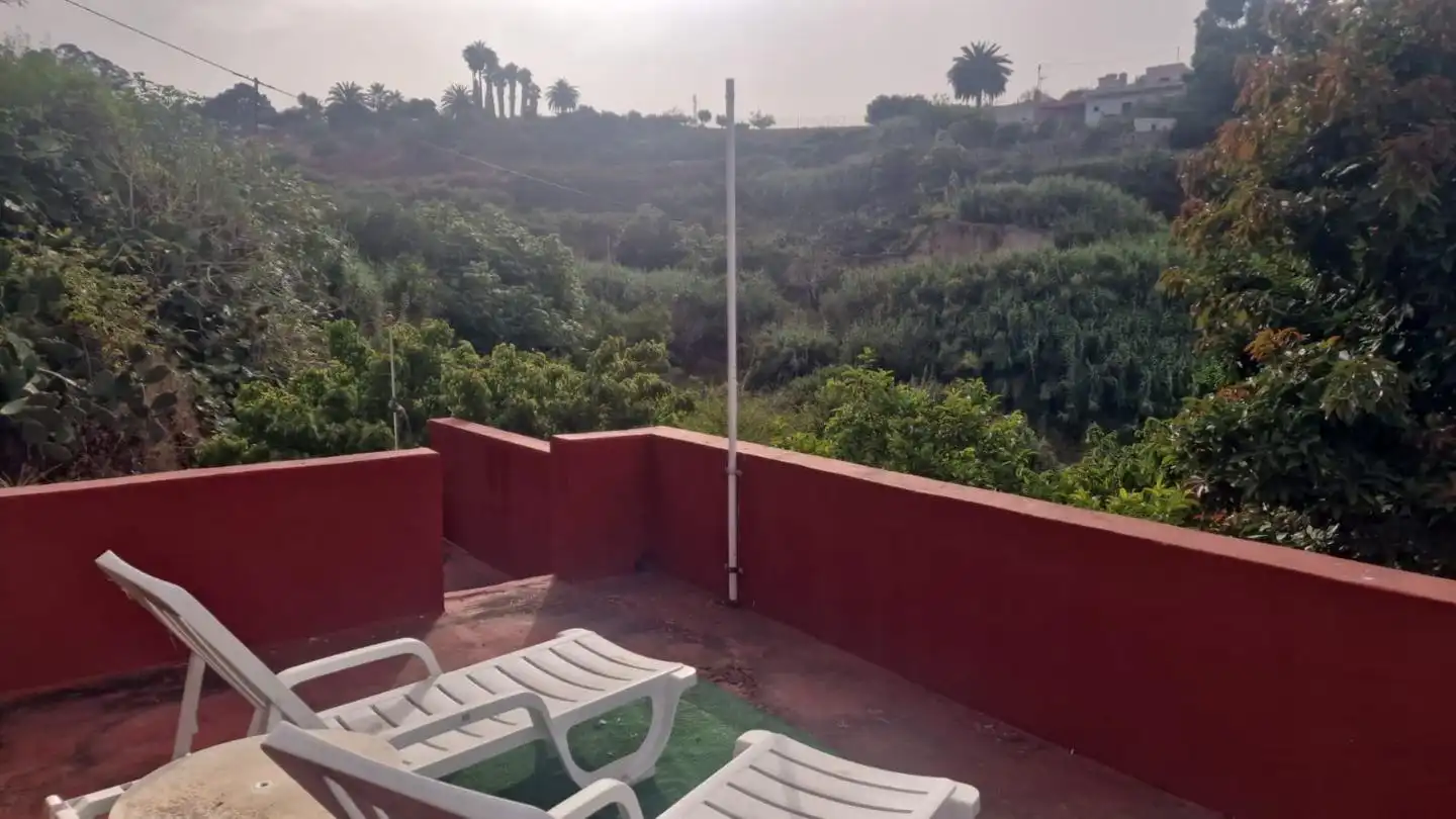 Terraza de Casa o chalet de alquiler en Firgas con Jardín privado, Terraza y Amueblado