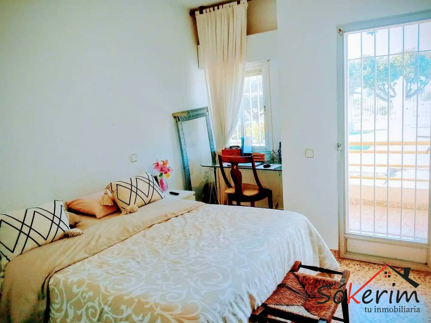 Bedroom of Houses for sale in Villajoyosa / La Vila Joiosa  with Air Conditioner, Heating and Private garden