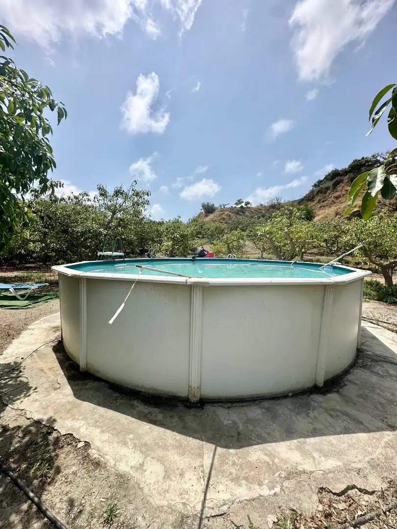Swimming pool of Country homes for sale in Benamocarra  with Private garden, Storage room and Swimming Pool