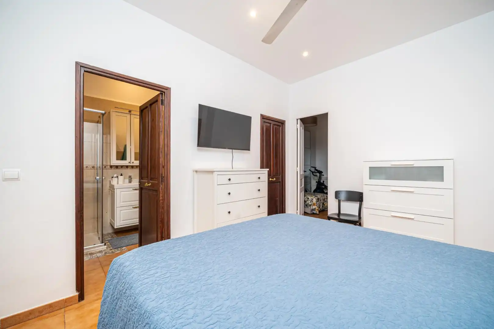 Bedroom of Flat for sale in  Palma de Mallorca  with Air Conditioner, Storage room and Balcony