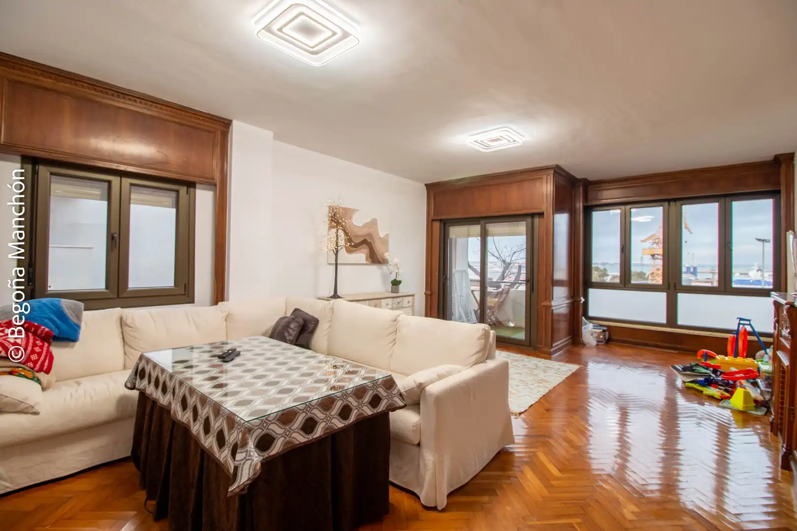 Sala d'estar de Pis en venda en Cádiz amb Aire condicionat i Moblat