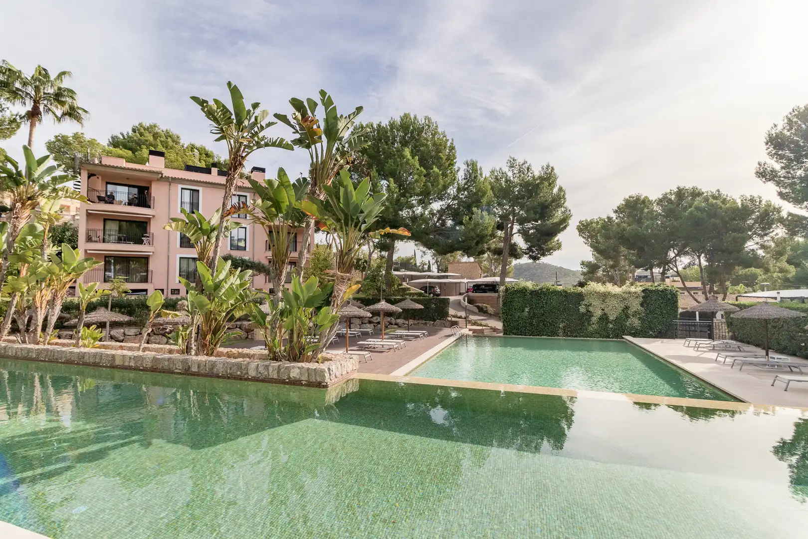 Swimming pool of Ground floor for sale in Andratx  with Private garden, Terrace and Community pool