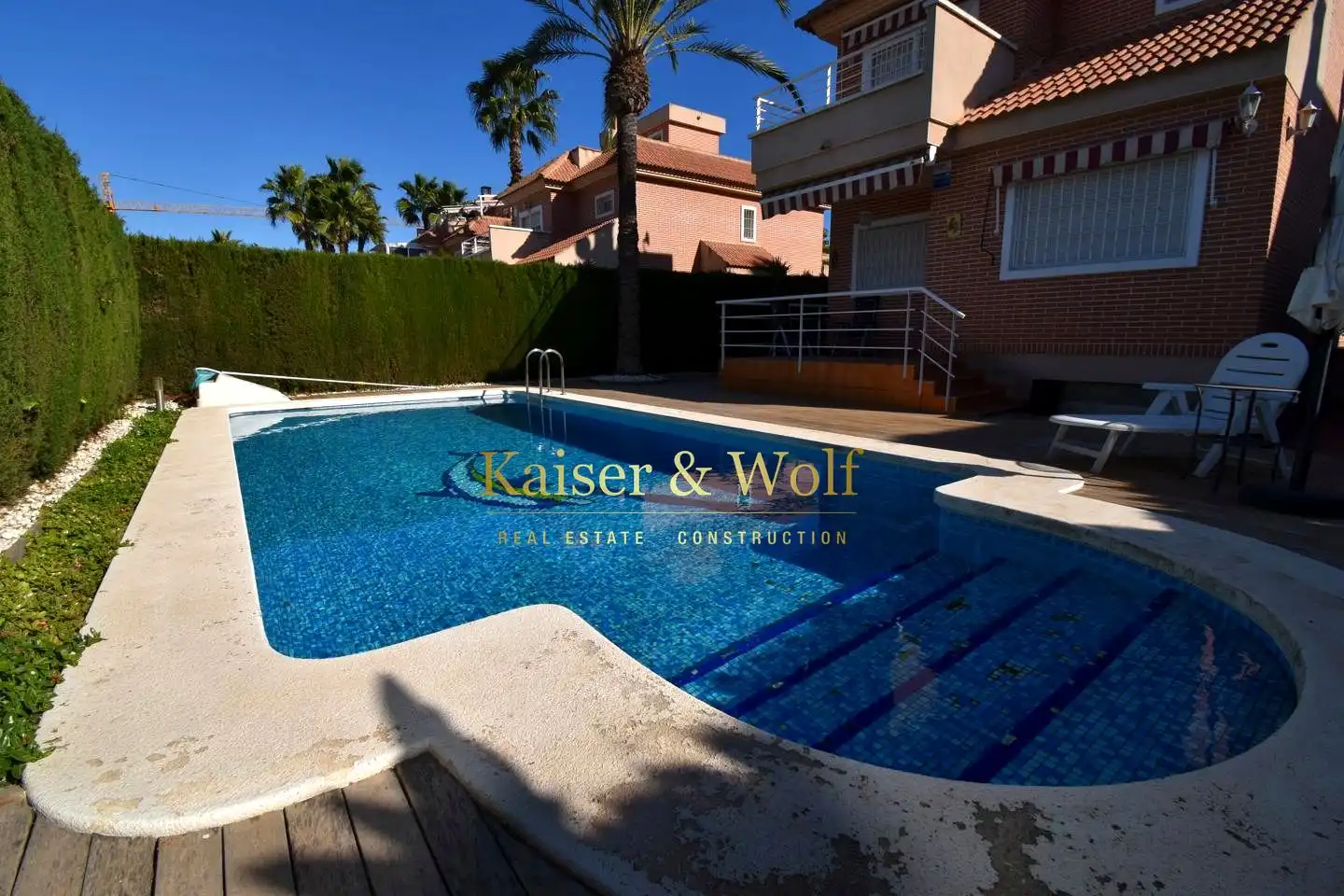 Piscina de Casa o chalet en venta en Santa Pola con Aire acondicionado, Jardín privado y Terraza