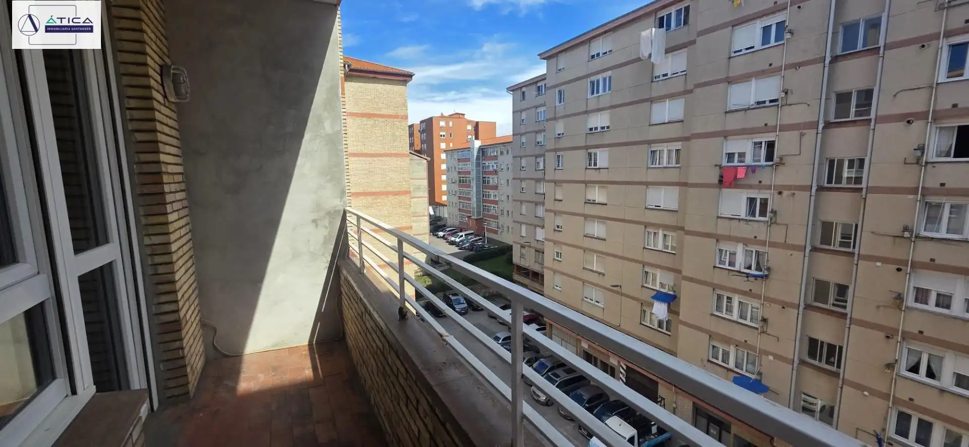 Balcony of Flat for sale in Santander  with Parquet flooring and Terrace